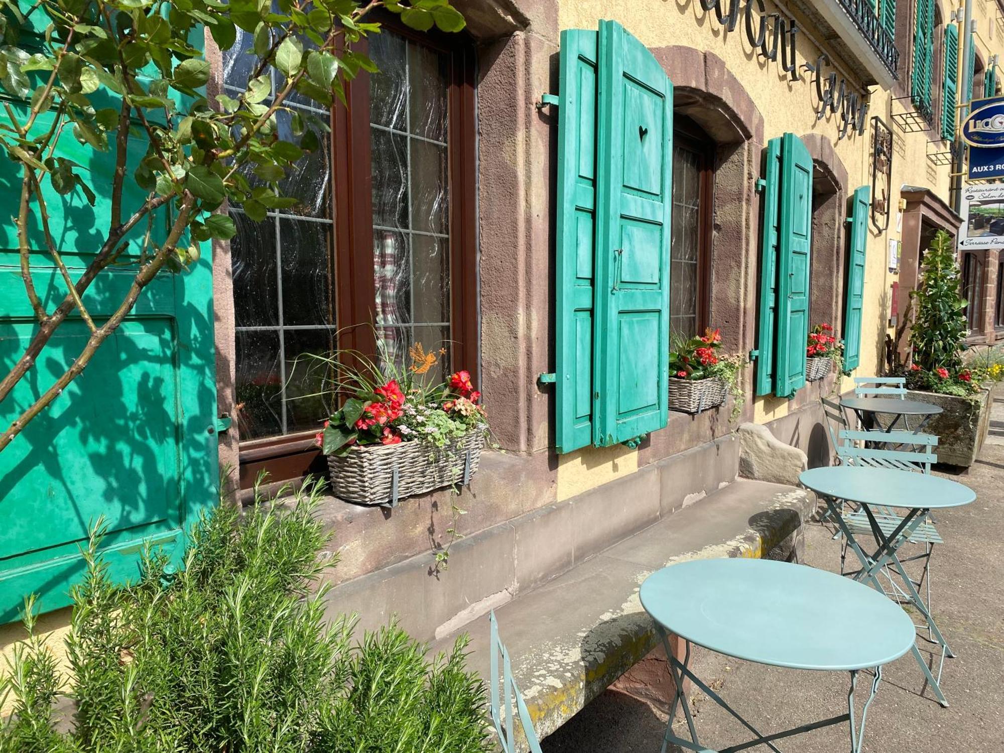 Hotel Restaurant Aux Trois Roses La Petite-Pierre Bagian luar foto